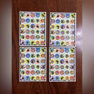 Hallmark Cute Dog & Cat Stickers - "Wow!" & "Super!" Phrases Reward Stickers